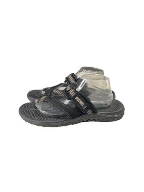 Skechers Black Outdoor Sandals Size 11 Adjustable Straps Comfort Sole